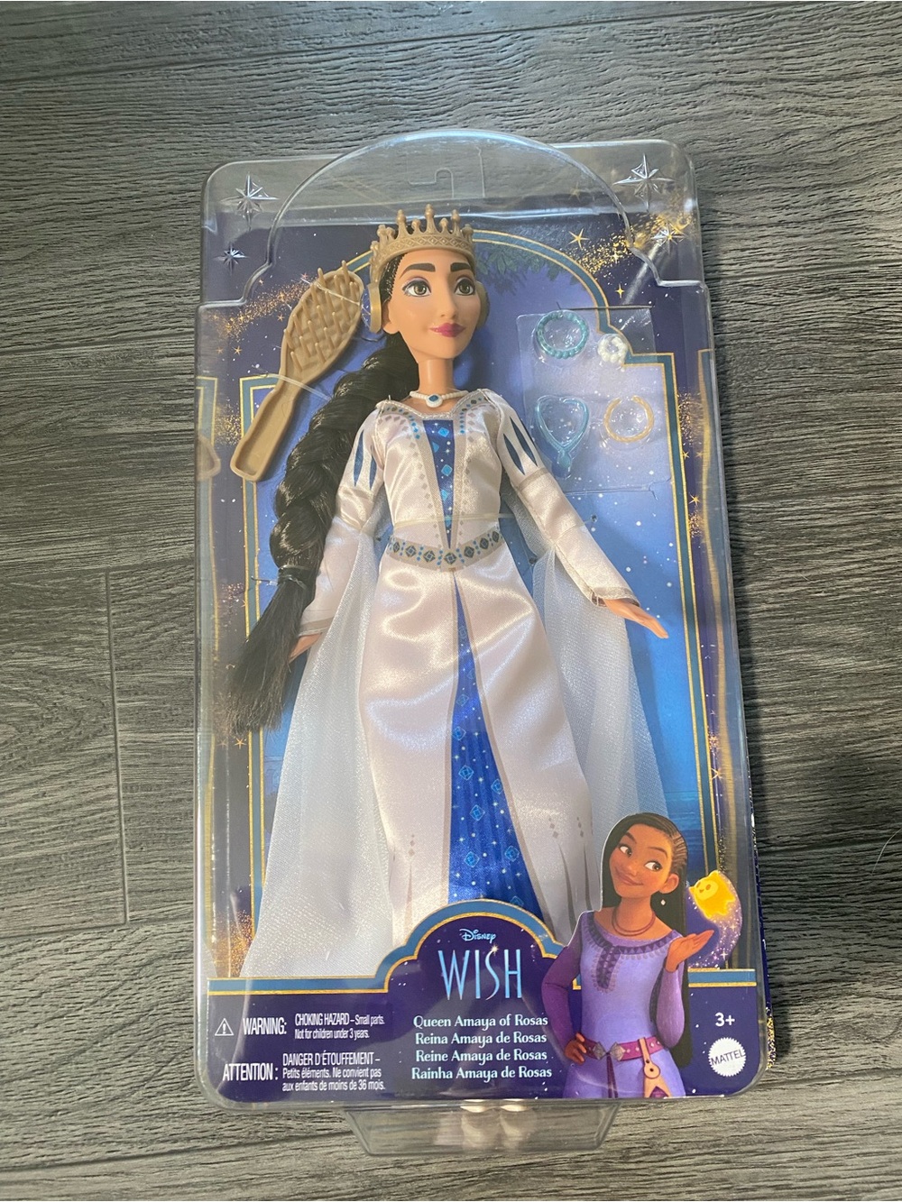 Disney WISH Queen Amaya Doll unopened